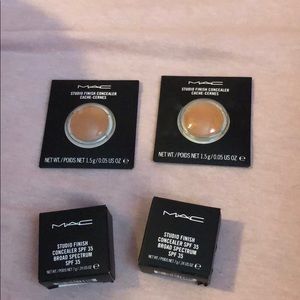Mac studio finish concealers ( brand new)